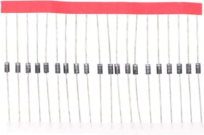 Gelijkrichterdiode - Diode 1N4002 - Elektronische Projecten - 1 Ampère 100 Volt - 100 stuks - Glas