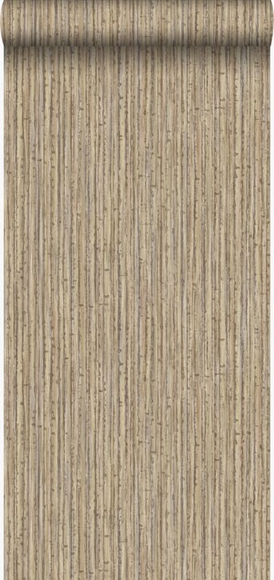 Origin Wallcoverings behang bamboe lichtbruin - 53 cm x 10.05 m - 347401