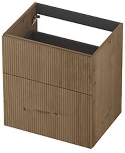 INK - Onderkast 2L A-sym Fin. Gefr. Tbv Greep - 600x450x650 Mm - Ash Grey