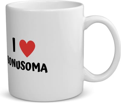 Akyol - i love bonusoma koffiemok - theemok - Oma - de liefste bonusoma - verjaardag - cadeautje voor oma - oma artikelen - kado - geschenk - 350 ML inhoud