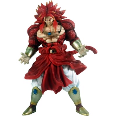 Nieuwe 30cm Dragon Ball Broli Anime Figuur Super Saiyan 4 Broly Figuren Beeld Set Model Bureau Decoratie Kerstcadeaus brown