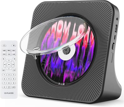 Draagbare CD Speler met Bluetooth en Stereo Speakers, CD Speler met FM Radio, AUX, USB en Afstandsbediening