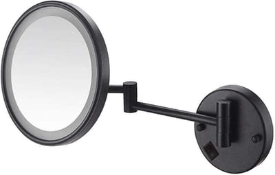 Make-up spiegel - Wandspiegel Vergroting - Gedetailleerd Zicht - Verstelbare Arm - 8 inch Diameter - Chroom