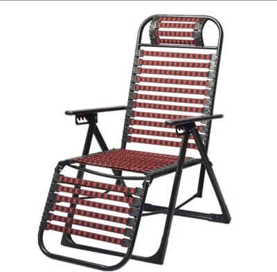 Opklapbare ligstoel - Tuinstoel lounge - Ontspannen buiten - Vijf snelheden instelbaar - Max 150 kg - Zomer mat