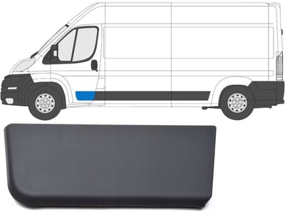 Voordeur sierlijst voor Peugeot Boxer 2006-2018 / Links