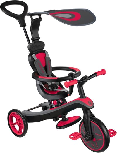 Dreirad Explorer 4 in 1 Rood voor Kinderen