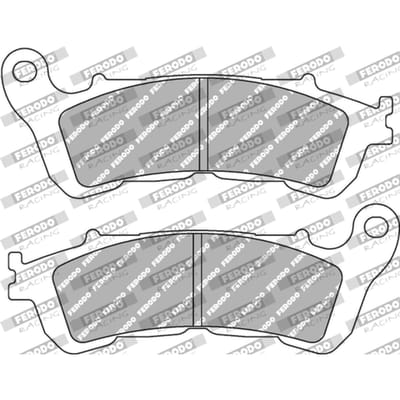 Plaquette de frein Ferodo pour Scooter Suzuki 125 Uh Burgman 2007 à 2013 AV / FDB2196SM Neuf