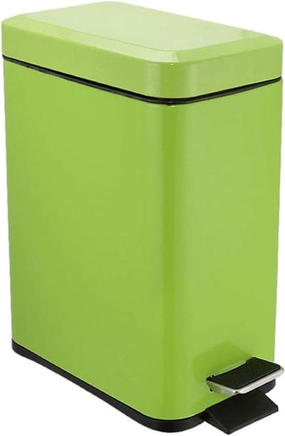 Prullenbak met Pedaal - Afvalemmer Vuilnisbak - Afval Scheiden - Stilsluitend Deksel - 10 Liter - Groen