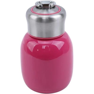 200ML Kind Draagbare Roestvrijstalen Thermosfles Mini Reisbeker Creatieve Grote Buik Koffiefles Thermosfles 200ML gray