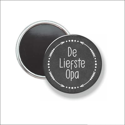Button Met Magneet 58 MM - De Liefste Opa - NIET VOOR KLEDING