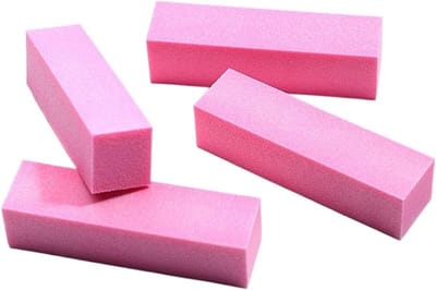 Nagelvijlen Blokken - Schuurvijlen Set - Nagels Polijsten - Zijdeglans Afwerking - 5 Stuks - Gekleurd