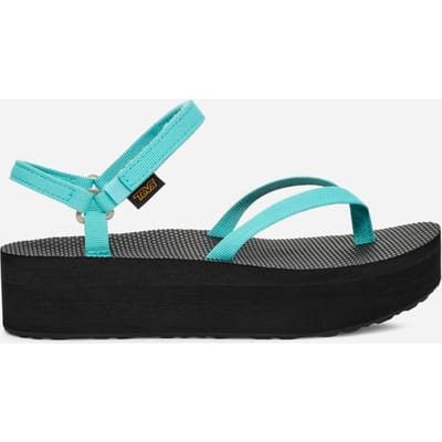 Teva Flatform Slim  Schoenen in Bright Teal/Black voor Dames, Maat 39