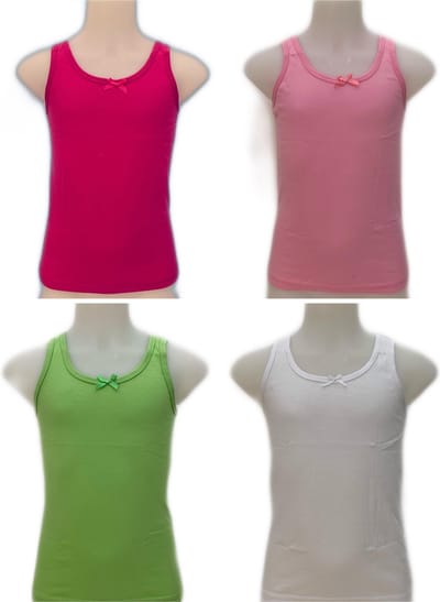 meisjes Hemdje 4 stuks mix 104/110