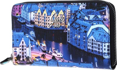 Gabs Leren Portemonnee GMONEY17 Trip Pelle + Bull Wallet Alesund Veelkleurig