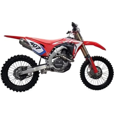Inox Geborsteld Motoruitlaat Niet Goedgekeurd GPR Tech Pentacross Honda Crf 450 R-RX 2020-2020