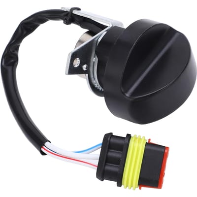 Gasklepmotorknop Vervanging Hoge Nauwkeurigheid Gasklepregeling Draaischakelaar voor SANY Graafmachine black