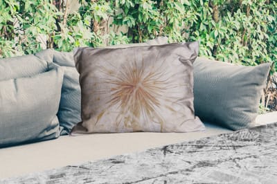 Buitenkussens - Bloemen - Paardenbloem - Design - 60x40 cm - Weerbestendig