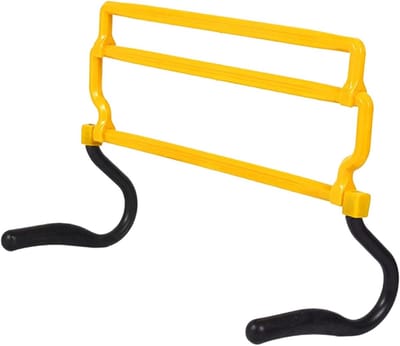 Sport Horden - Agility Obstakels - Sporttraining Verbeteren - 4 Hoogte-instellingen - 15-36 cm - Geel