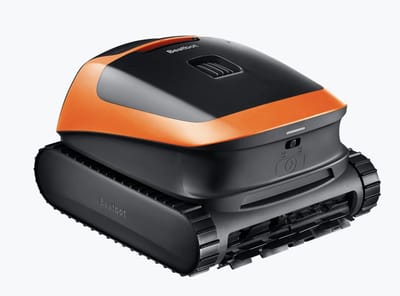 Beatbot Sora 30 Zwembadrobot - 4 in 1 reiniger met ondiepe reinigingsfunctie - 6800 GPH vermogen - Slim parkeersysteem - 5 liter capaciteit voor bovengrondse - Ingegraven zwembaden tot 3229 vierkante voet - Levendig oranje
