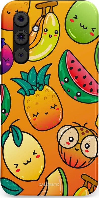 Casetastic Hoesje Geschikt voor Samsung A54 (5G) - Stijlvolle Beschermende Duo-layer Case - Fruitastisch