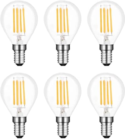 G43 E14 4W Koel Wit LED Gloeilampen - 400 Lumen - Ideaal voor Kroonluchters - 6 Stuks