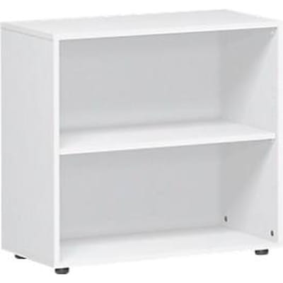 PALENQUE boekenkast, 2 OH, B 800 x D 400 x H 752 mm, wit