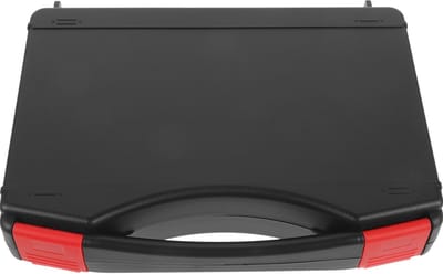 Dailygoods - Plastic Draagkoffer - Gereedschapskoffer - Compact en waterdicht - Zwart - Opbergkoffer voor camera - Handig voor hobbyisten en professio...