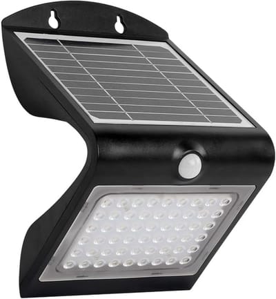 Led Solar Lamp - Buitenlamp Sensor - Tuin Verlichten - Beweging Twilight Sensor - 120 Graden Hoek - Zwart