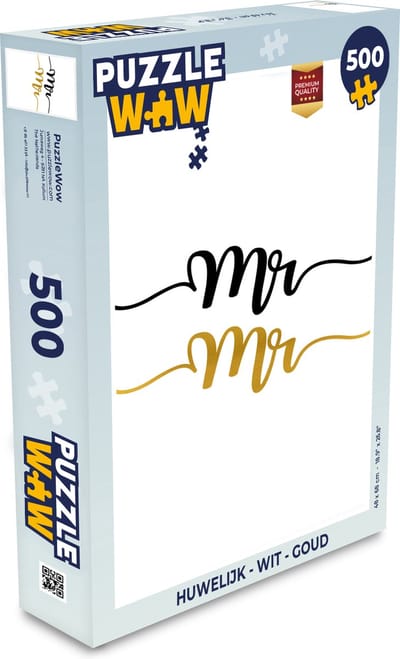Puzzel Spreuken - Mr Mr - Quotes - Huwelijk - Legpuzzel - Puzzel 500 stukjes