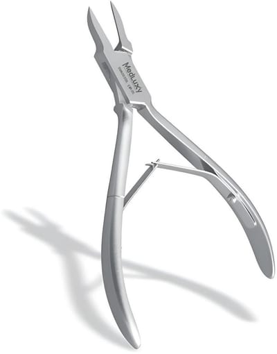 MEDLUXY - Pedicure Nageltang Hoektang 10.5 cm M-235 – Precisie Bek met Fijne Punt – Voor Ingegroeide Nagels – Chirurgisch RVS