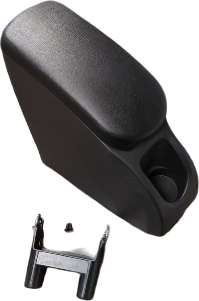 Cargoods armsteun geschikt voor Renault Kangoo met bouwjaar 2013-2020 - zwart leer - op maat
