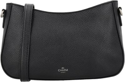Charm London Washington Schoudertas - Crossbody - Leer - Crossbody - Leren Dames Tas - Zwart