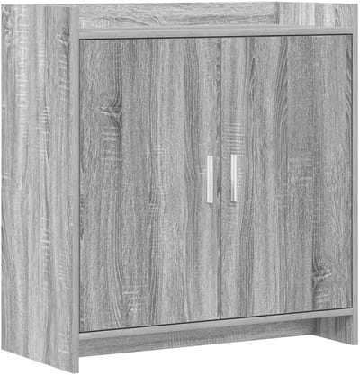 vidaXL - Dressoir - Grijs - Sonoma - 72 - x - 36 - x - 80 - cm - Bewerkt - hout