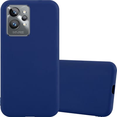 Cadorabo Hoesje geschikt voor Realme GT 2 PRO in CANDY DONKER BLAUW - Beschermhoes gemaakt van flexibel TPU silicone Case Cover