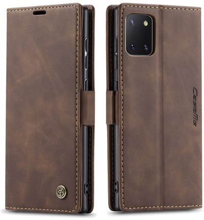 CaseMe Hoesje - Geschikt voor Samsung Galaxy Note 10 Lite Hoesje - CaseMe 013 Book Case - Donkerbruin