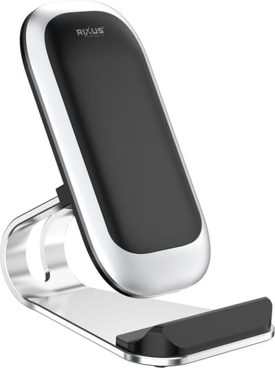 Rixus RXWC35 Wireless Charging Stand Silver