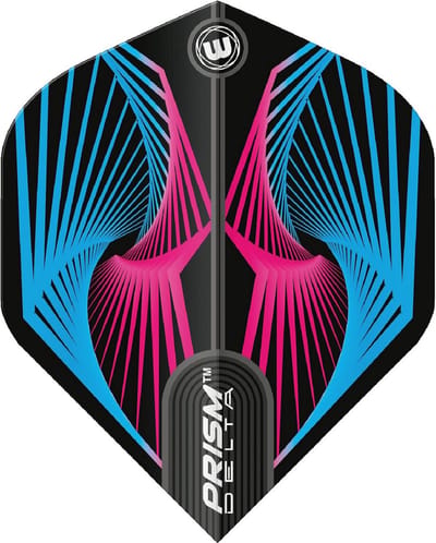 Dartvluchten Set - Vlieg Stabilisatoren - Precisie Darts - 100 Micron Extra Dik - 3 Stuks - Blauw Roze