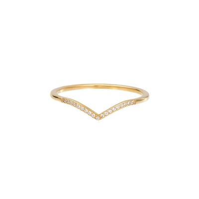 Fame-Venus with stones-Goudkleurig-Dames Ring
