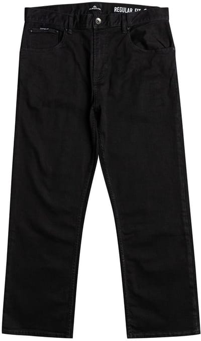 Quiksilver Aqua Cult Ankle Washed Black Spijkerbroek Zwart 30 Man