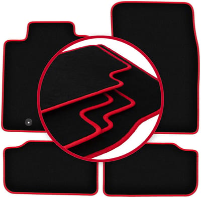 CARLUX-RED automatten voor: Hyundai Genesis G80 sedan (2013-)