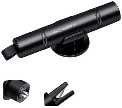 Auto Ruitbreker met Gordelsnijder - Noodontsnappingstool Black