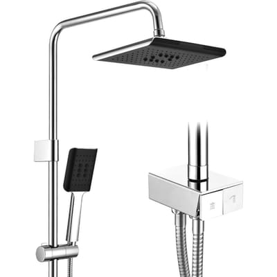 DailySupplies® Regendouche Zonder Kraan - Regendouchekop - Regendouches - Regendoucheset - Zilver
