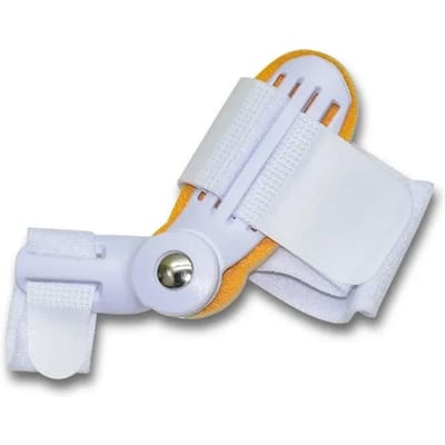 Verstelbare Hallux Valgus Corrector met Roterende Teen Spreider Unisex Orthopedische Voetsteun Voor Nachtelijke Ondersteuning Bunion Corrector Spalk 1 PC white