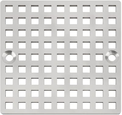 Dailygoods- Douche Afvoer Cover Roestvrij Staal 304 - Douche Afvoer Zeef - Doucheafvoer Deksel - Haarvanger - 4x4 Inch - Duurzaam Ontwerp - Afvoerzeef