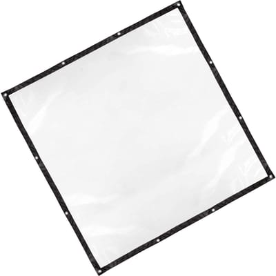 Duidelijk Tarp Waterdicht Regenbestendig Transparant Plastic Tarp Cover met Oogjes voor Kippenhok Kas Planten Type 1 white
