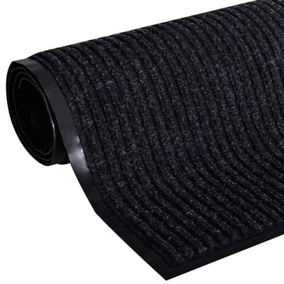 vidaXL - Deurmat - 120x180 - cm - PVC - zwart
