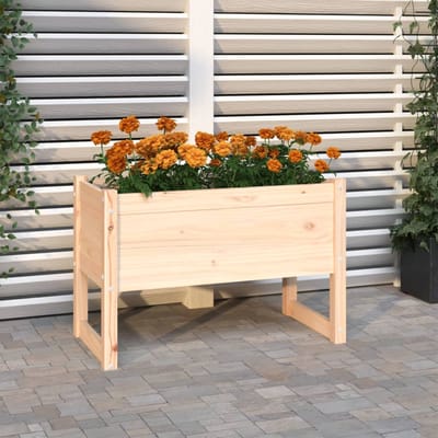 vidaXL - Plantenbak - 78x40x52 - cm - massief - grenenhout