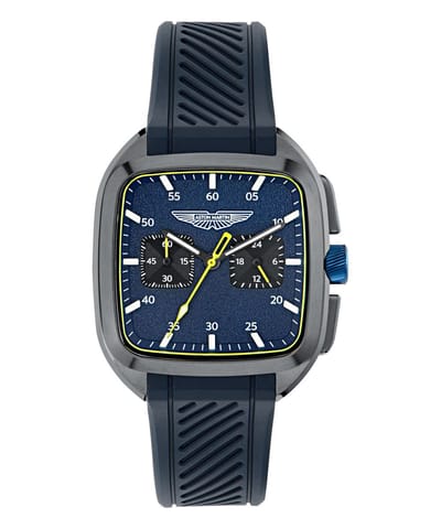 Aston Martin Aml Icon ULT MTIU1S604 Horloge - Siliconen - Blauw - Ø 40.5 mm
