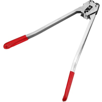Spanbandkrimptang Verpakker Sealer Handmatig Bandgereedschap voor PP PET Kunststof Band Rood rood