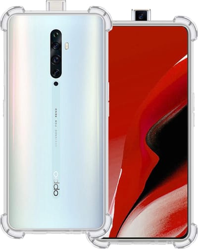 Hoesje Geschikt voor OPPO Reno 2Z - Sterk & Shockproof - Siliconen Case - Back Cover - Telefoon Hoes Shock Proof - Transparant